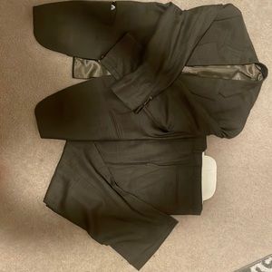 Brown Plaid Ralph Lauren Chaps Suit 42r/37 x31